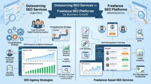 Outsourcing SEO Services vs Freelance SEO Platforms for Business Growth