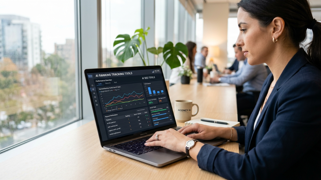 AI ranking tracking dashboard