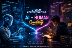 AI and human collaboration in modern content writing and SEO strategy